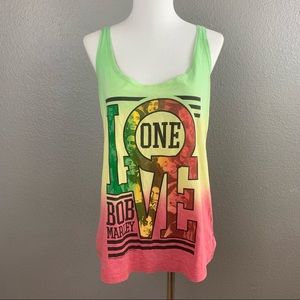 Catch-A-Fire One Love Bob Marley Graphic Tank